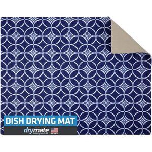 Dish Drying Mat, Oversized, Low-Profile, Super Absorbent, Quick Dry Fabric